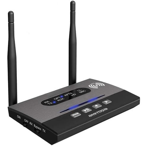 Adaptador profesional audio Bluetooth 5.0 3 en 1 AMITOSAI MTS-BTNFCPRO