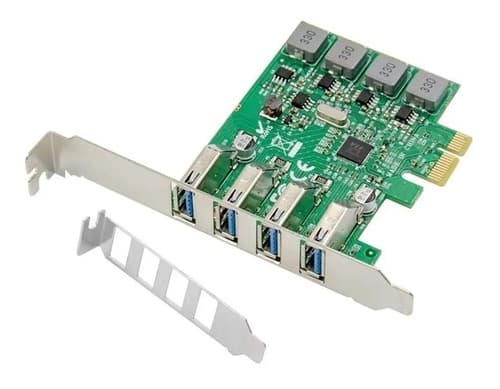 Placa PCIe 4× USB 3.0 autoalimentada VL805 AMITOSAI MTS-PCIE4USB3POWER
