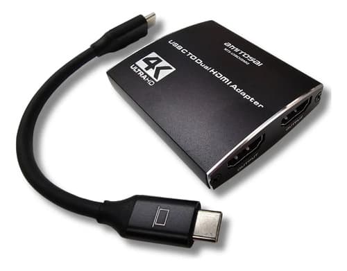 Adaptador USB-C a 2× HDMI 4K AMITOSAI MTS-USBCHDMI2